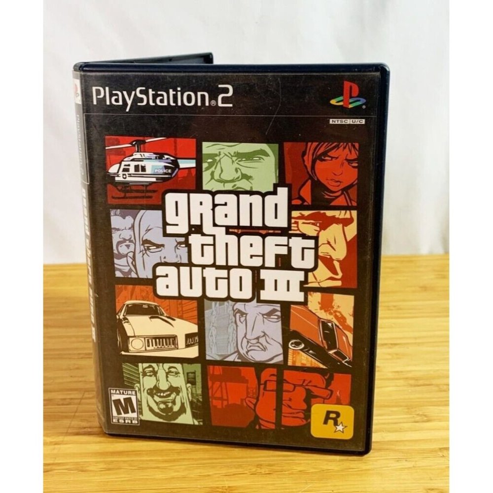 Sony PlayStation 2 Grand Theft Auto 3 PS2 Mature GTA Action Adventure Game